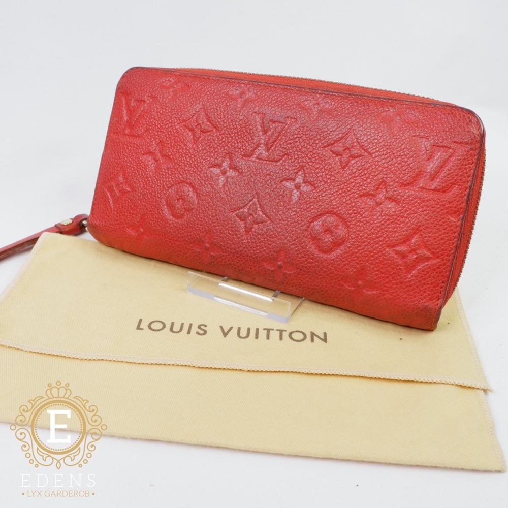 •Auth Louis Vuitton Zippy Empreinte•